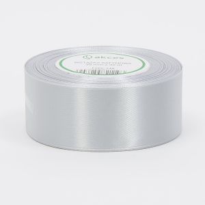 Wstążka satynowa Akces Szara jasna, 38mm x 33m